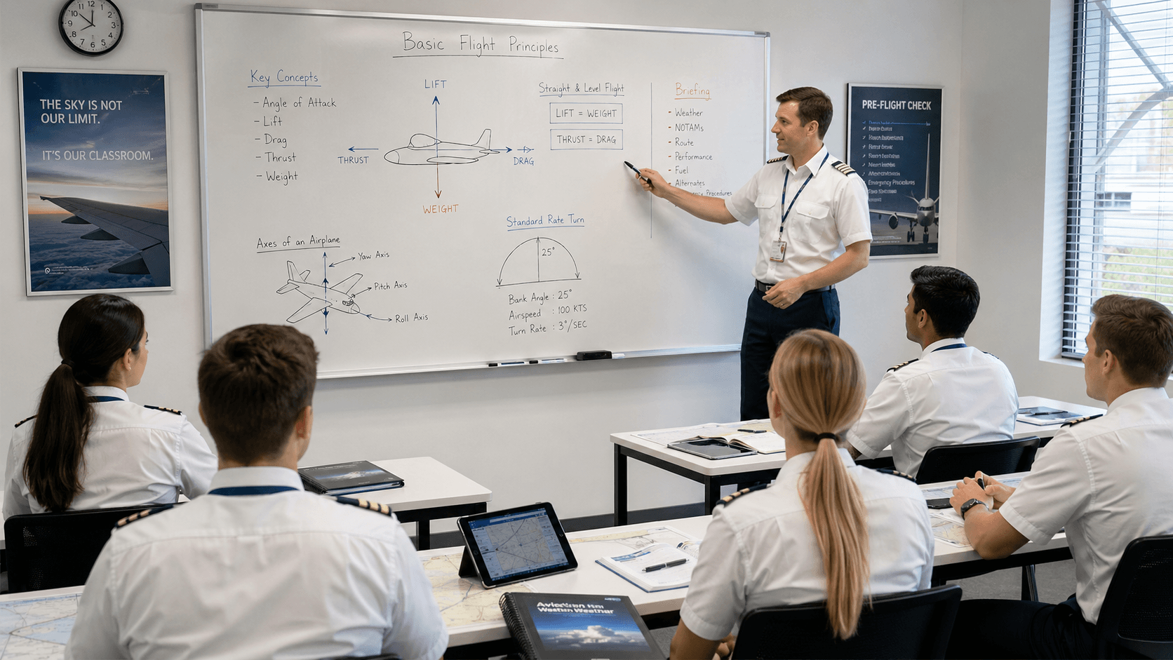 Що очікувати від перших занять в авіашколі?